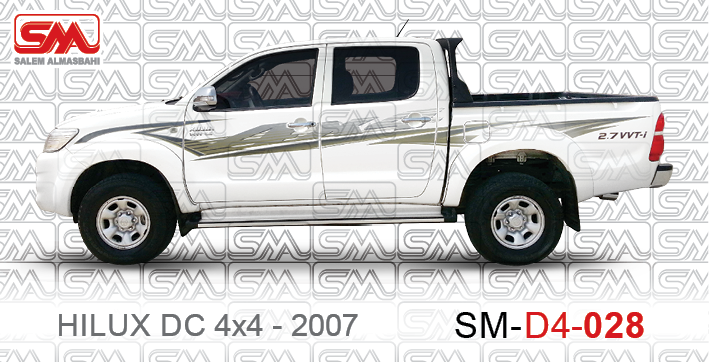 شريط لصق جانبي هايلوكس دبل 2007 