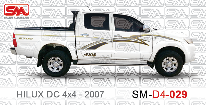 شريط لصق جانبي هايلوكس دبل 2007 