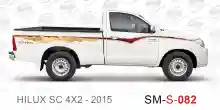 ملصق جانبي هايلكس سنجل تويوتا غمارة 
جانبي موديلات السيارات  تويوتا هي لوكس هيلوكس
hilux RWD single cab 2015 side sticker
Sticky tape STRIPE  HILUX
TOYOTA HILUX PICKUP DLX DOUBLE
خط تويوتا هايلكس  خليجي 2015
خط تويوتا هايلكس  بريمي 2015
خط تويوتاهايلكس  ق