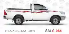 ملصق جانبي هايلكس سنجل تويوتا غمارة 
جانبي موديلات السيارات  تويوتا هي لوكس هيلوكس
hilux RWD single cab 2016side sticker
Sticky tape STRIPE  HILUX
TOYOTA HILUX PICKUP DLX DOUBLE
خط تويوتا هايلكس  خليجي 2016
خط تويوتا هايلكس  بريمي 2016
خط تويوتاهايلكس  قط