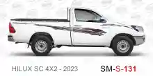 ملصق جانبي هايلكس سنجل تويوتا غمارة 
جانبي موديلات السيارات  تويوتا هي لوكس هيلوكس
hilux 4WDsingle cab 2023 side sticker
Sticky tape STRIPE  HILUX
TOYOTA HILUX PICKUP DLX DOUBLE
خط تويوتا هايلكس  خليجي 2023
خط تويوتا هايلكس  بريمي 2023
خط تويوتاهايلكس  ق