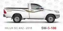 ملصق جانبي هايلكس سنجل تويوتا غمارة 
جانبي موديلات السيارات  تويوتا هي لوكس هيلوكس
hilux RWD single cab 2018side sticker
Sticky tape STRIPE  HILUX
TOYOTA HILUX PICKUP DLX DOUBLE
خط تويوتا هايلكس  خليجي 2018
خط تويوتا هايلكس  بريمي 2018
خط تويوتاهايلكس  قط