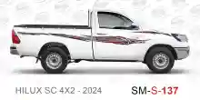 ملصق جانبي هايلكس سنجل تويوتا غمارة 
جانبي موديلات السيارات  تويوتا هي لوكس هيلوكس
hilux 4WDsingle cab 2024 side sticker
Sticky tape STRIPE  HILUX
TOYOTA HILUX PICKUP DLX DOUBLE
خط تويوتا هايلكس   خليجي 2024
خط تويوتا هايلكس  بريمي 2024
خط تويوتا هايلكس