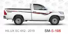 ملصق جانبي هايلكس سنجل تويوتا غمارة 
جانبي موديلات السيارات  تويوتا هي لوكس هيلوكس
hilux RWD single cab 2019 side sticker
Sticky tape STRIPE  HILUX
TOYOTA HILUX PICKUP DLX DOUBLE
خط تويوتا هايلكس  خليجي 2019
خط تويوتا هايلكس  بريمي 2019
خط تويوتاهايلكس  ق