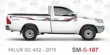 ملصق جانبي هايلكس سنجل تويوتا غمارة 
جانبي موديلات السيارات  تويوتا هي لوكس هيلوكس
hilux RWD single cab 2019 side sticker
Sticky tape STRIPE  HILUX
TOYOTA HILUX PICKUP DLX DOUBLE
خط تويوتا هايلكس  خليجي 2019
خط تويوتا هايلكس  بريمي 2019
خط تويوتاهايلكس  ق
