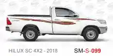 ملصق جانبي هايلكس سنجل تويوتا غمارة 
جانبي موديلات السيارات  تويوتا هي لوكس هيلوكس
hilux RWD single cab 2018side sticker
Sticky tape STRIPE  HILUX
TOYOTA HILUX PICKUP DLX DOUBLE
خط تويوتا هايلكس  خليجي 2018
خط تويوتا هايلكس  بريمي 2018
خط تويوتاهايلكس  قط