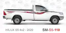 ملصق جانبي هايلكس طويل دفع خلفي تويوتا غمارة  	
جانبي موديلات السيارات  تويوتا  هيلوكس	
hilux  single 2020side sticker	
Custom-designed adhesive tape for Hilux vehicles	
TOYOTA HILUX PICKUP DLX DOUBLE	
S5-2020 hilux 4x2 single cab 2020 side sticker	
	
خط