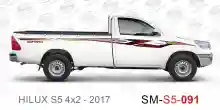 ملصق جانبي هايلكس طويل دفع خلفي تويوتا غمارة  
جانبي موديلات السيارات  تويوتا  هيلوكس
hilux  single 2017side sticker
Custom-designed adhesive tape for Hilux vehicles
TOYOTA HILUX PICKUP DLX DOUBLE
S5-2025 hilux 4x2 single cab 2017 side sticker
خط تويوتاها