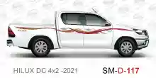 ملصق جانبي هايلكس سنجل تويوتا غمارتين 	
جانبي موديلات السيارات  تويوتا  هيلوكس	
hilux 4WD single 2021side sticker	
Custom-designed adhesive tape for Hilux vehicles	
TOYOTA HILUX PICKUP DLX DOUBLE	
Toyota Hilux 4x2 Double Cab	
خط تويوتا هايلكس  بريمي 2021