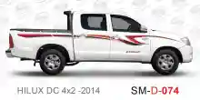ملصق جانبي هايلكس سنجل تويوتا غمارتين 	
جانبي موديلات السيارات  تويوتا  هيلوكس	
hilux 4WD single 2014side sticker	
Custom-designed adhesive tape for Hilux vehicles	
TOYOTA HILUX PICKUP DLX DOUBLE	
Toyota Hilux 4x2 Double Cab	
خط تويوتا هايلكس  بريمي 2014
