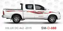 ملصق جانبي هايلكس سنجل تويوتا غمارتين 	
جانبي موديلات السيارات  تويوتا  هيلوكس	
hilux 4WD single 2015side sticker	
Custom-designed adhesive tape for Hilux vehicles	
TOYOTA HILUX PICKUP DLX DOUBLE	
Toyota Hilux 4x2 Double Cab	
خط تويوتا هايلكس  بريمي 2015
