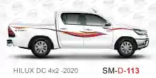 ملصق جانبي هايلكس سنجل تويوتا غمارتين 	
جانبي موديلات السيارات  تويوتا  هيلوكس	
hilux 4WD single 2020side sticker	
Custom-designed adhesive tape for Hilux vehicles	
TOYOTA HILUX PICKUP DLX DOUBLE	
Toyota Hilux 4x2 Double Cab	
خط تويوتا هايلكس  بريمي 2020
