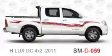 ملصق جانبي هايلكس سنجل تويوتا غمارتين 	
جانبي موديلات السيارات  تويوتا  هيلوكس	
hilux 4WD single 2011side sticker	
Custom-designed adhesive tape for Hilux vehicles	
TOYOTA HILUX PICKUP DLX DOUBLE	
Toyota Hilux 4x2 Double Cab	
خط تويوتا هايلكس  بريمي 2011