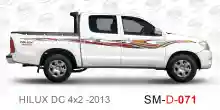ملصق جانبي هايلكس سنجل تويوتا غمارتين 	
جانبي موديلات السيارات  تويوتا  هيلوكس	
hilux 4WD single 2013side sticker	
Custom-designed adhesive tape for Hilux vehicles	
TOYOTA HILUX PICKUP DLX DOUBLE	
Toyota Hilux 4x2 Double Cab	
خط تويوتا هايلكس  بريمي 2013