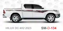 ملصق جانبي هايلكس سنجل تويوتا غمارتين 	
جانبي موديلات السيارات  تويوتا  هيلوكس	
hilux 4WD single 2023side sticker	
Custom-designed adhesive tape for Hilux vehicles	
TOYOTA HILUX PICKUP DLX DOUBLE	
Toyota Hilux 4x2 Double Cab	
خط تويوتا هايلكس  بريمي 2023