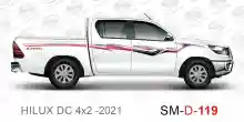 ملصق جانبي هايلكس سنجل تويوتا غمارتين 	
جانبي موديلات السيارات  تويوتا  هيلوكس	
hilux 4WD single 2021side sticker	
Custom-designed adhesive tape for Hilux vehicles	
TOYOTA HILUX PICKUP DLX DOUBLE	
Toyota Hilux 4x2 Double Cab	
خط تويوتا هايلكس  بريمي 2021