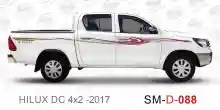 ملصق جانبي هايلكس سنجل تويوتا غمارتين 	
جانبي موديلات السيارات  تويوتا  هيلوكس	
hilux 4WD single 2017side sticker	
Custom-designed adhesive tape for Hilux vehicles	
TOYOTA HILUX PICKUP DLX DOUBLE	
Toyota Hilux 4x2 Double Cab	
خط تويوتا هايلكس  بريمي 2017