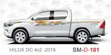 ملصق جانبي هايلكس سنجل تويوتا غمارتين 	
جانبي موديلات السيارات  تويوتا  هيلوكس	
hilux 4WD single 2018side sticker	
Custom-designed adhesive tape for Hilux vehicles	
TOYOTA HILUX PICKUP DLX DOUBLE	
Toyota Hilux 4x2 Double Cab	
خط تويوتا هايلكس  بريمي 2018