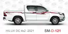 ملصق جانبي هايلكس سنجل تويوتا غمارتين 	
جانبي موديلات السيارات  تويوتا  هيلوكس	
hilux 4WD single 2021side sticker	
Custom-designed adhesive tape for Hilux vehicles	
TOYOTA HILUX PICKUP DLX DOUBLE	
Toyota Hilux 4x2 Double Cab	
خط تويوتا هايلكس  بريمي 2021
