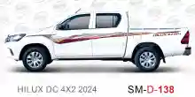 ملصق جانبي هايلكس سنجل تويوتا غمارتين 	
جانبي موديلات السيارات  تويوتا  هيلوكس	
hilux 4WD single 2024side sticker	
Custom-designed adhesive tape for Hilux vehicles	
TOYOTA HILUX PICKUP DLX DOUBLE	
Toyota Hilux 4x2 Double Cab	
خط تويوتا هايلكس  بريمي 2024
