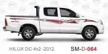 ملصق جانبي هايلكس سنجل تويوتا غمارتين 	
جانبي موديلات السيارات  تويوتا  هيلوكس	
hilux 4WD single 2012side sticker	
Custom-designed adhesive tape for Hilux vehicles	
TOYOTA HILUX PICKUP DLX DOUBLE	
Toyota Hilux 4x2 Double Cab	
خط تويوتا هايلكس  بريمي 2012