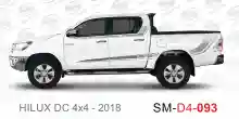 ملصق هايلوكس ملصق جانبي هايلكس 4x4 تويوتا غمارتين D4-2018 2018 Toyota Hilux 4x4 Double Cab Side Sticker