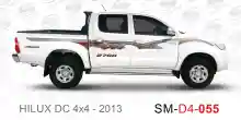 ملصق هايلوكس ملصق جانبي هايلكس 4x4 تويوتا غمارتين D4-2013 2013 Toyota Hilux 4x4 Double Cab Side Sticker