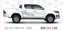 ملصق هايلوكس ملصق جانبي هايلكس 4x4 تويوتا غمارتين D4-2020 2020 Toyota Hilux 4x4 Double Cab Side Sticker