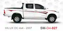 ملصق هايلوكس ملصق جانبي هايلكس 4x4 تويوتا غمارتين D4-2007 2007 Toyota Hilux 4x4 Double Cab Side Sticker