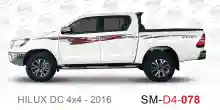 ملصق هايلوكس ملصق جانبي هايلكس 4x4 تويوتا غمارتين D4-2016 2016 Toyota Hilux 4x4 Double Cab Side Sticker