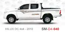 ملصق هايلوكس ملصق جانبي هايلكس 4x4 تويوتا غمارتين D4-2010 2010 Toyota Hilux 4x4 Double Cab Side Sticker