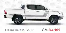 ملصق هايلوكس ملصق جانبي هايلكس 4x4 تويوتا غمارتين D4-2019 2019 Toyota Hilux 4x4 Double Cab Side Sticker
