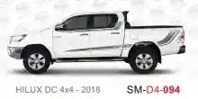 ملصق هايلوكس ملصق جانبي هايلكس 4x4 تويوتا غمارتين D4-2018 2018 Toyota Hilux 4x4 Double Cab Side Sticker