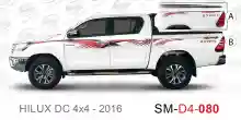 ملصق هايلوكس ملصق جانبي هايلكس 4x4 تويوتا غمارتين D4-2016 2016 Toyota Hilux 4x4 Double Cab Side Sticker
