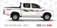 ملصق هايلوكس ملصق جانبي هايلكس 4x4 تويوتا غمارتين D4-2011 2011 Toyota Hilux 4x4 Double Cab Side Sticker