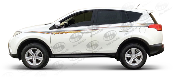 جميع ملصقات سيارات راف فور