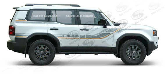 جميع ملصقات سيارات برادو
