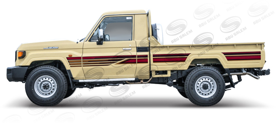 جميع ملصقات سيارات لاندكرزر بيك اب 70